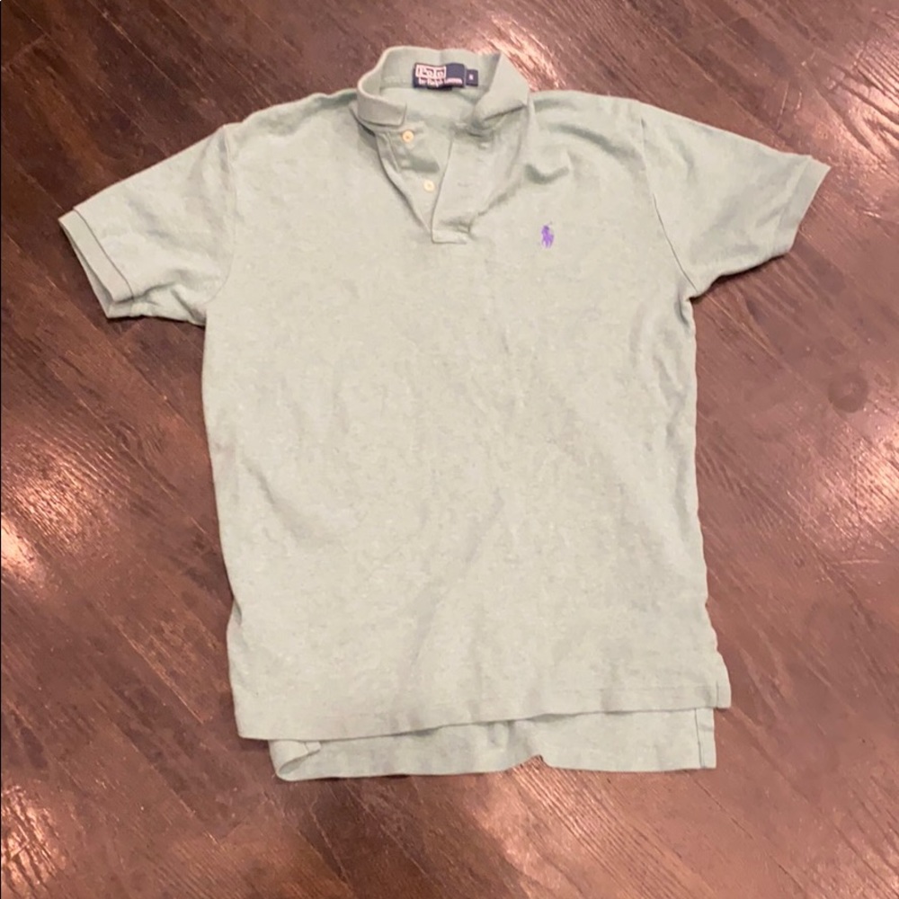 Barely worn Green Ralph Lauren short sleeve Polo